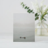 海のオッターが霧の中で ポストカード (スタンド正面)