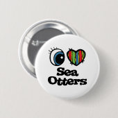 海のオッターズが大好き 缶バッジ (正面&裏面)