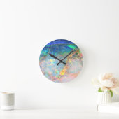 海のオパール ラウンド壁時計 (ホーム)