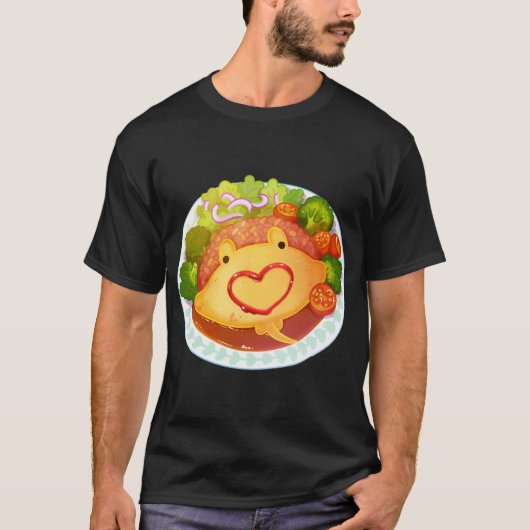 海のオムライス Tシャツ (正面)