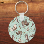 海のオーター キーホルダー (正面)