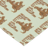 海のオーター ショートテーブルランナー (コーナー)