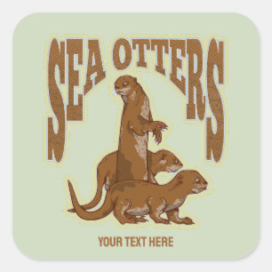 海のオーター スクエアシール
