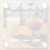 海のカクテル ガラスコースター (裏面)