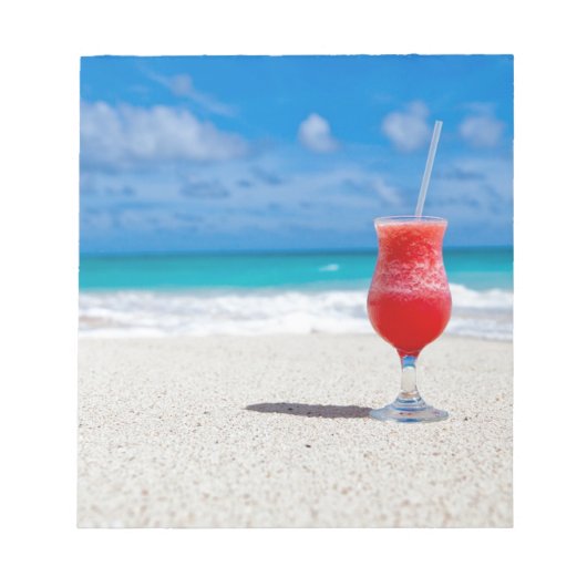 海のカクテル ノートパッド (正面)