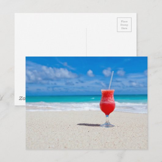 海のカクテル ポストカード (正面/裏面)