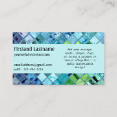 海のカスタマイズ可能なテンプレートの名刺を開けて下さい 名刺 (裏面)