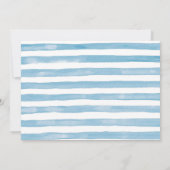 海のカップルで2つの少ない魚シャワー招待状 招待状 (裏面)