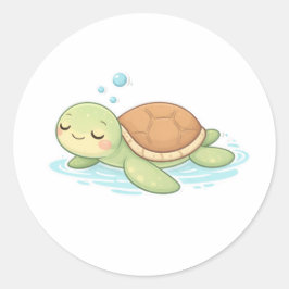海のカメの静かな世界 ラウンドシール