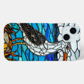 海のカモメのステンドグラスアート Case-Mate iPhoneケース (裏面 (横))