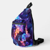 海のカラフルクラゲの下で | スリングバッグ (右コーナー)