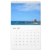 海のカレンダーの写真 カレンダー (3月 2027)