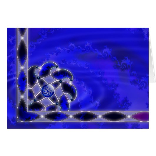 海のカードとして青 (正面横)