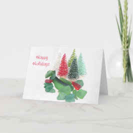 海のガラスのクリスマス カード