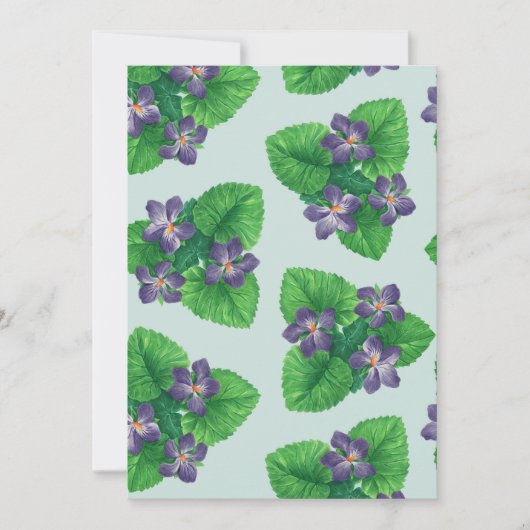 海のガラスの青にスミレ (正面)