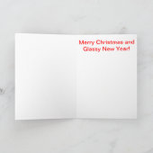 海のガラスクリスマスカード シーズンカード (内部)