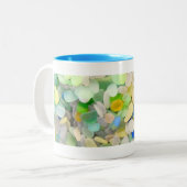 海のガラスコーヒー・マグ ツートーンマグカップ (正面左)