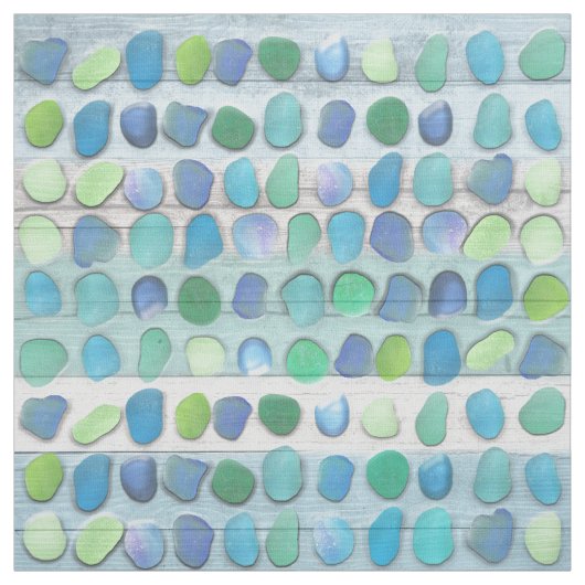 海のガラスビーチの流木 ファブリック (見本)