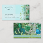 海のガラス名刺 名刺 (正面/裏面)