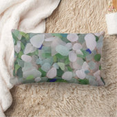 海のガラス腰神経の枕 ランバークッション (ブランケット)