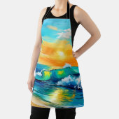 海のキス: Sunset Waves エプロン (インサイチュ)