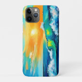 海のキス: Sunset Waves Case-Mate iPhoneケース (裏)