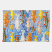 海のキッチンタオルに入っている魚の多さ キッチンタオル (横)