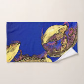 海のキノコ – クラゲ バスタオルセット (ハンドタオル)