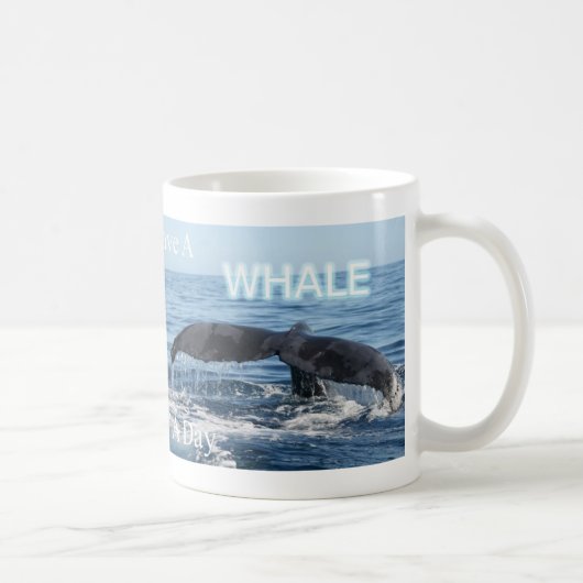 海のクジラのコーヒー・マグ コーヒーマグカップ (右)