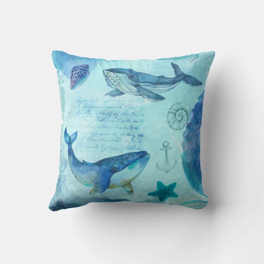 海のクジラ クッション (裏面)