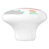 海のクジラ、パステル調航海のなおもしろいの創造物 セラミックノブ (側面)