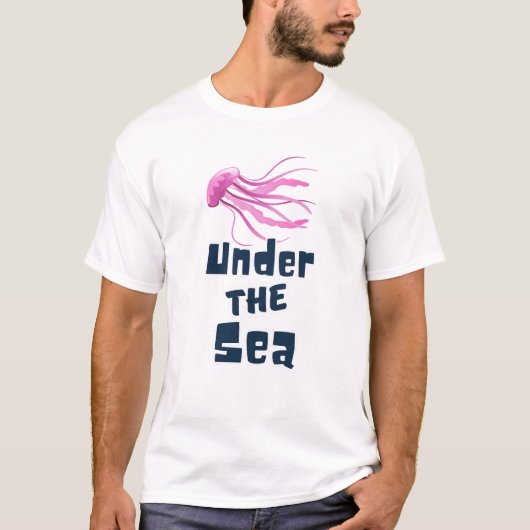 海のクラゲ Tシャツ (正面)