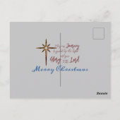 海のクリスマスのはがき ポストカード (裏面)