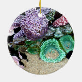 海のクリスマスのオーナメントによって セラミックオーナメント (裏面)