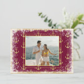 海のクリスマスカード 赤 シーズンカード (スタンド正面)