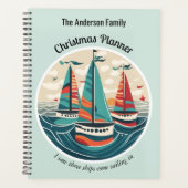 海のクリスマス Three Ships Festive プランナー手帳 (正面)
