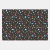 海のクリッター模様 ラッピングペーパーシート (正面3)