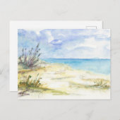 海のグリーティングカードで ポストカード (正面/裏面)