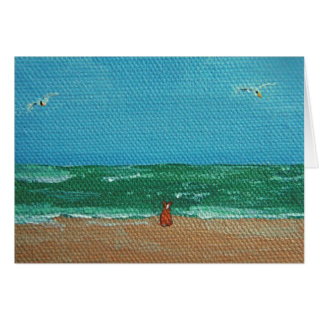 海のコーギー (正面横)