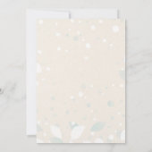 海のシャワーにお魚2匹減るという予告 招待状 (裏面)