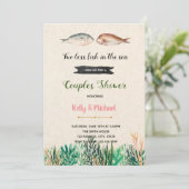 海のシャワーにお魚2匹減る招待状 招待状 (スタンド正面)