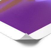 海のシャープピアノ鍵盤 ポスター (角)
