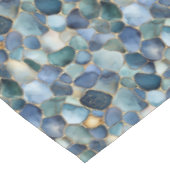 海のシーグラスの金ゴールド テーブルクロス (アングル)