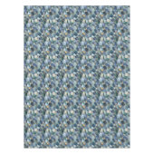 海のシーグラスの金ゴールド テーブルクロス (正面)