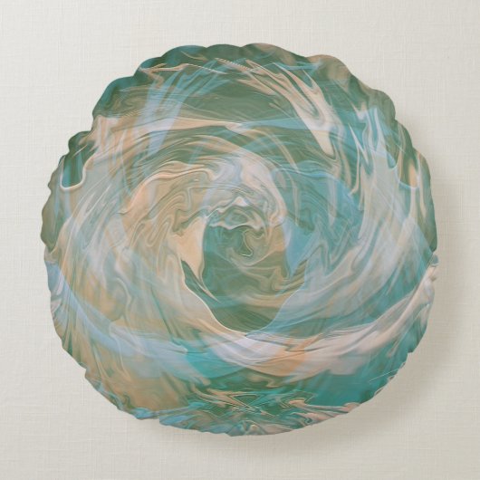 海のスピリッツ…... ラウンドクッション (正面)