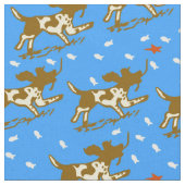 海のスマイル ファブリック (クローズアップ)