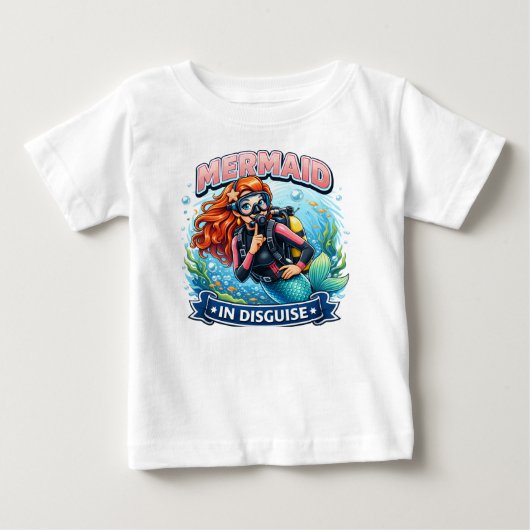 海のセイレーンとしての素顔を披露。 ベビーTシャツ (正面)