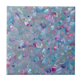 海のセラミックのタイルの向こうに タイル