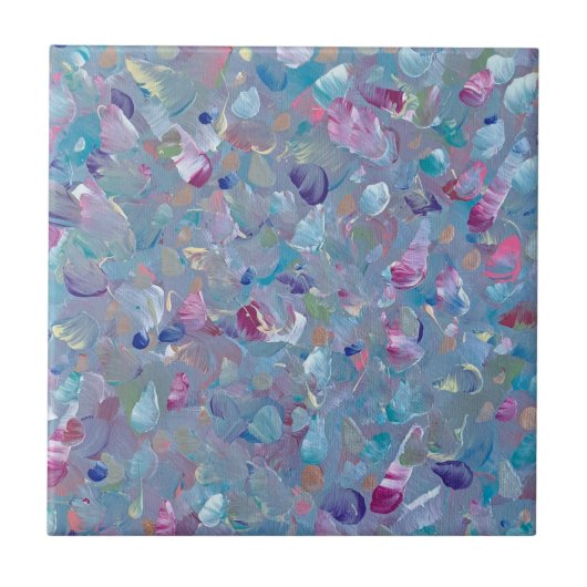 海のセラミックのタイルの向こうに タイル (正面)