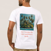 海のセレナーデ – 波のロマンス» Tシャツ (裏面)